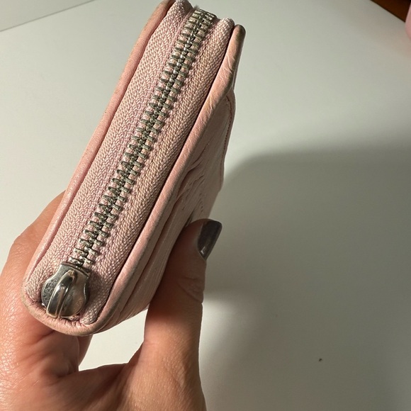 Coach Pink Leather Wallet - Picture 5 of 12